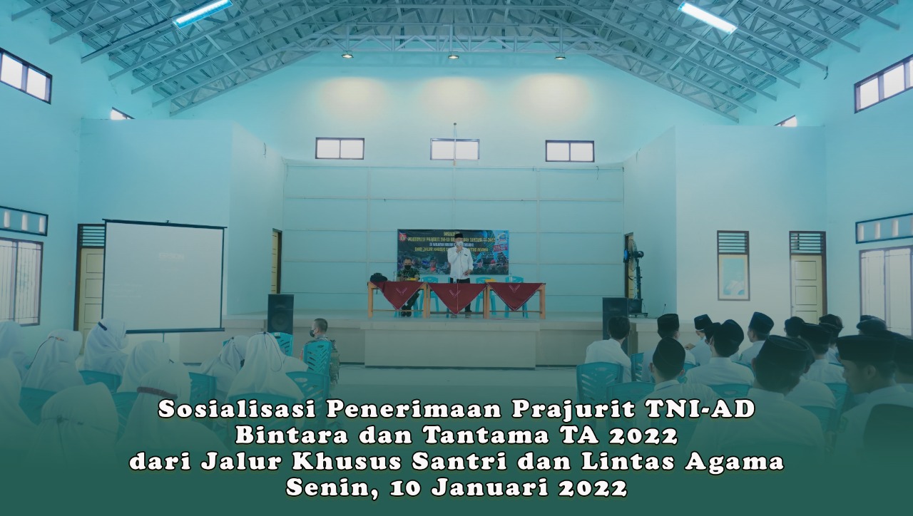 Sosialisasi Penerimaan Prajurit TNI AD