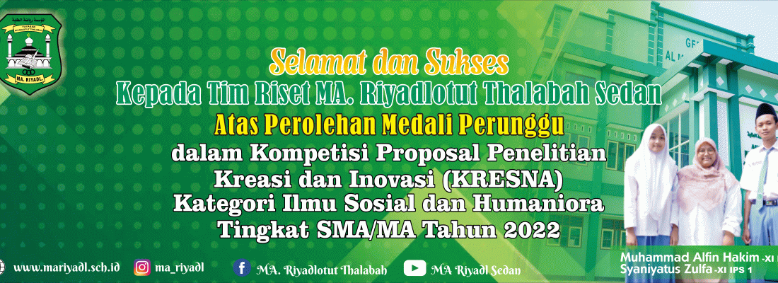 MA Riyadlotut Thalabah Raih Medali Perunggu