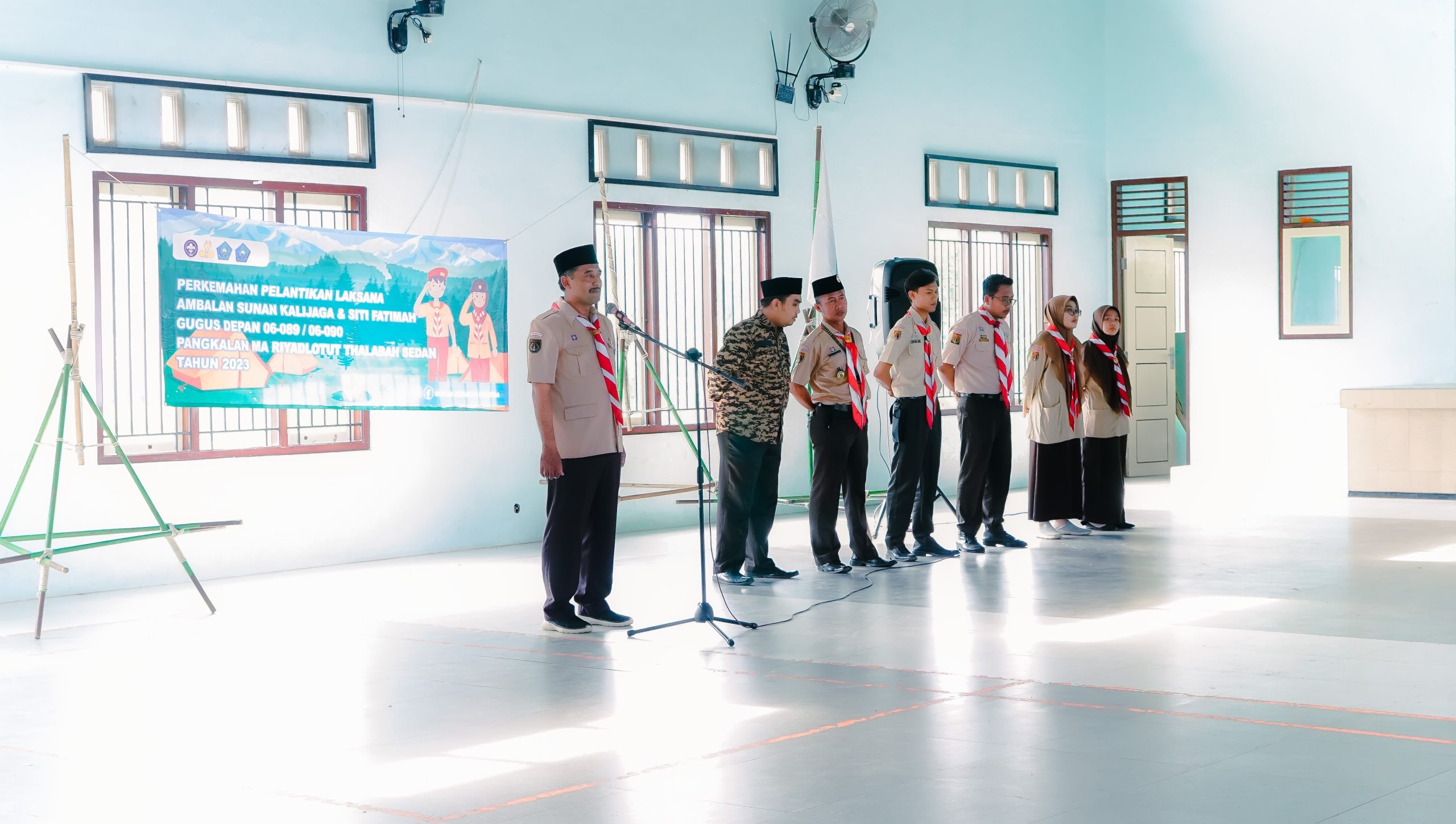 Pengurus Dewan Ambalan Pramuka MA Riyadlotut Thalabah Adakan Perkemahan Laksana