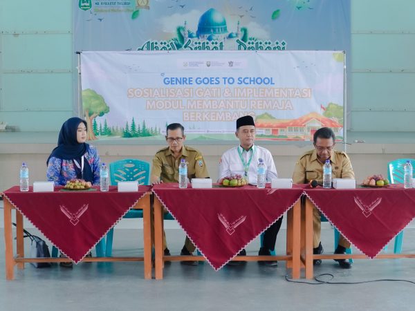 GENRE Goes to School Sosialisasi Gati Digelar di MA Riyadlotut Thalabah Sedan