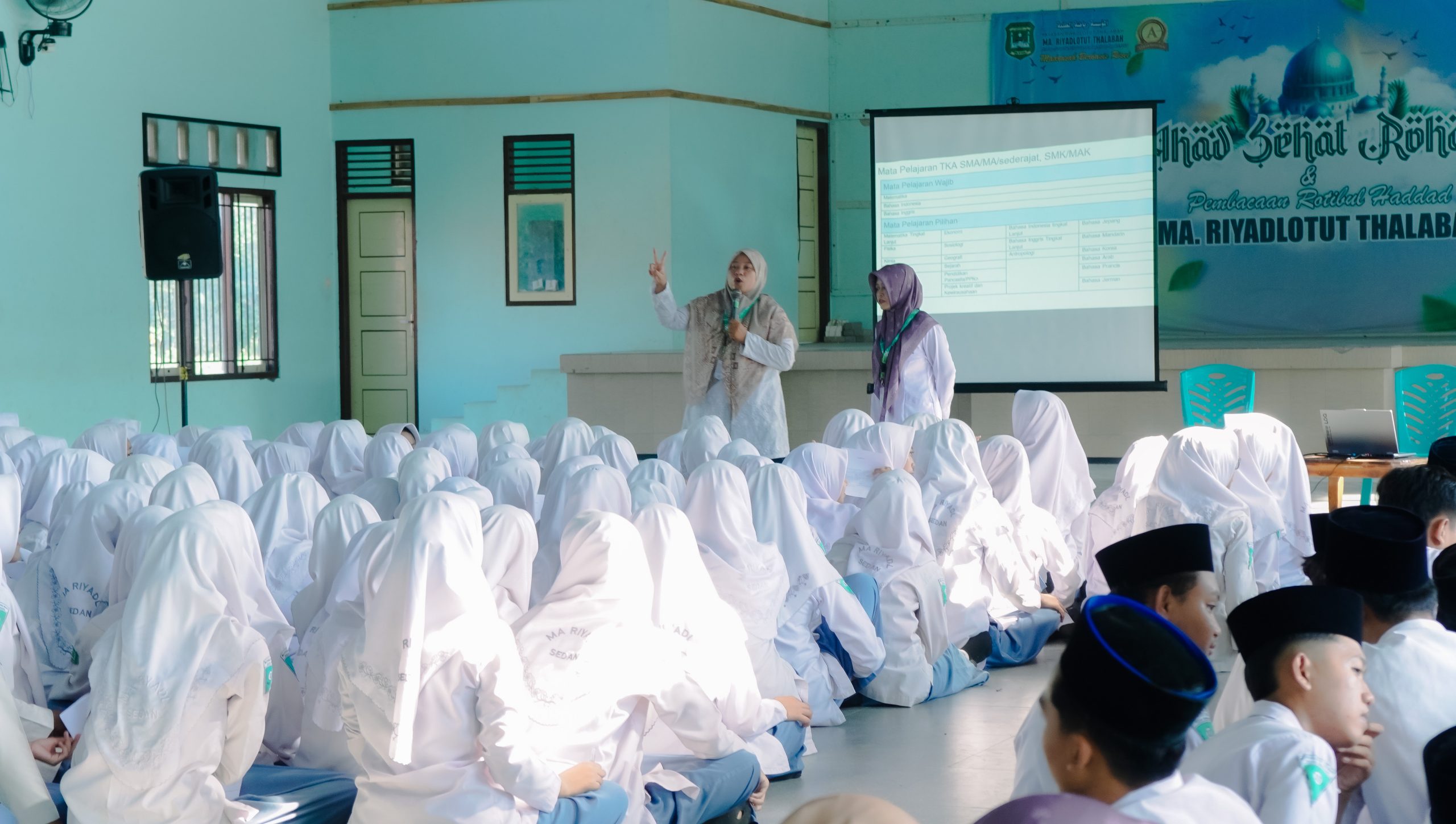 MA Riyadlotut Thalabah Gelar Sosialisasi TKA 2025, Siswa Kelas XII Antusias Ikuti Pengarahan MA Riyadlotut Thalabah Gelar Sosialisasi TKA 2025, Siswa Kelas XII Antusias Ikuti Pengarahan