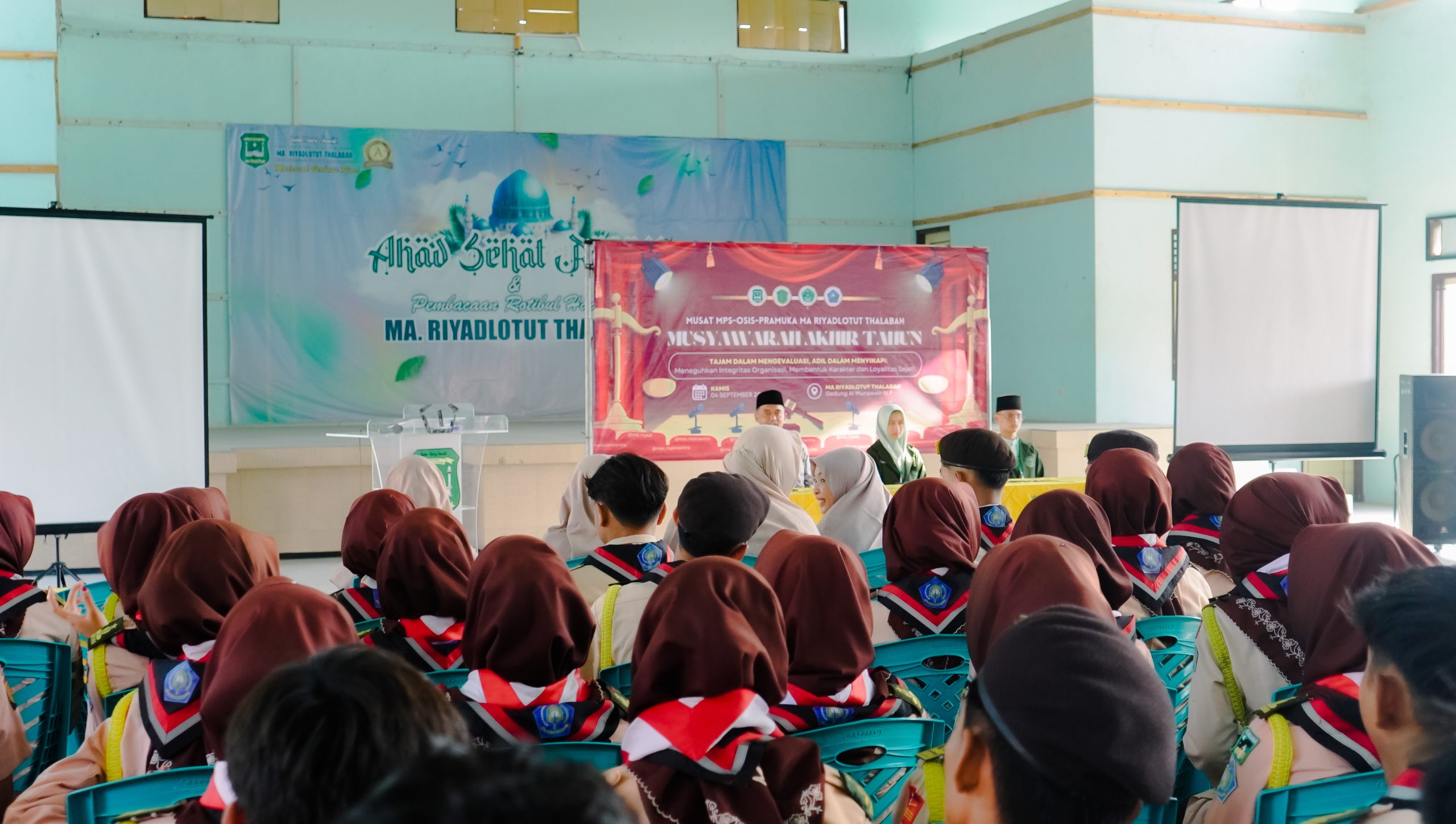Organasasi di MA Riyadlotut Thalabah Gelar Musyawarah Akhir Tahun, Evaluasi Program dan Siapkan Pemimpin Baru