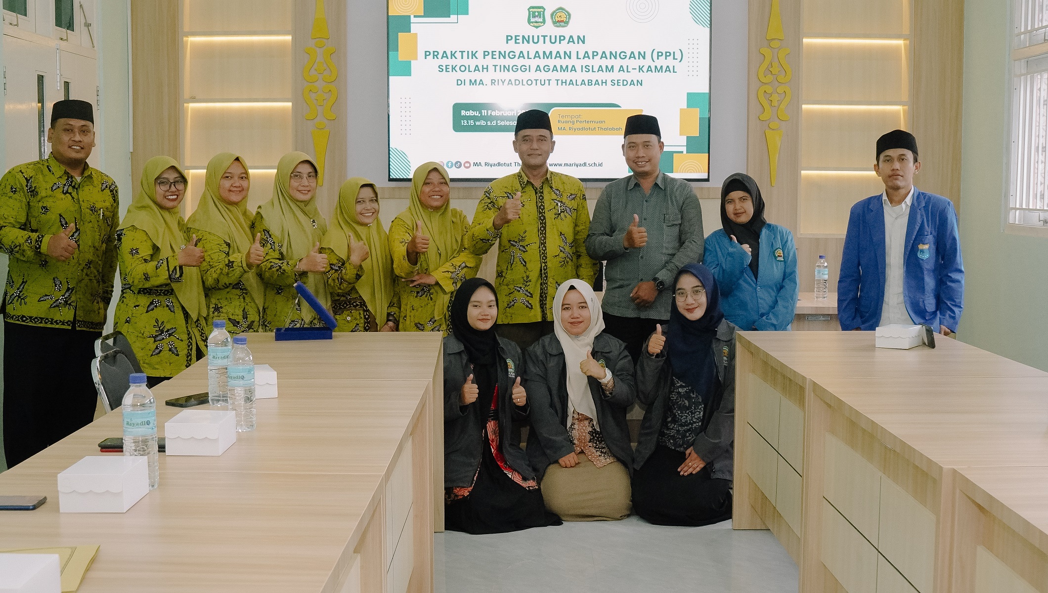 Mahasiswa PPL STAI Al-Kamal Resmi Ditarik dari MA Riyadlotut Thalabah Sedan