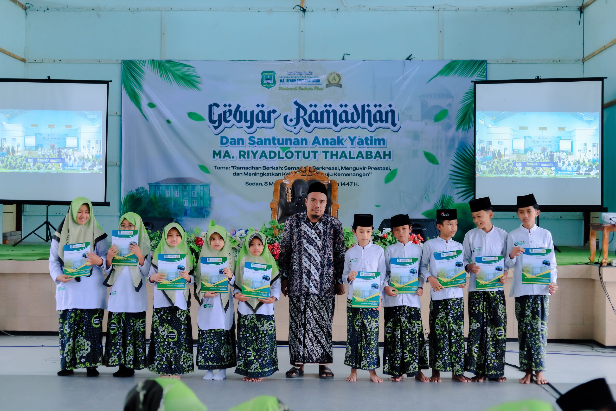 Gebyar Ramadhan MA Riyadlotut Thalabah Hadirkan Tahtimul Qur’an, Launching Majalah Digital, dan Santunan Anak Yatim
